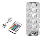 Lampara Cilindrica De Cristal RGB