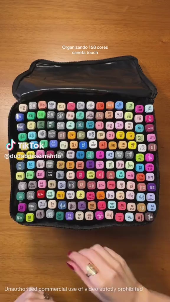 Plumones Set 168 Markers