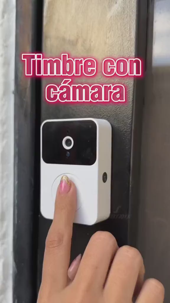 Timbre Inalámbrico Con Cámara De Vídeo